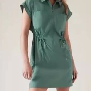 Athleta Green Mini Dress
